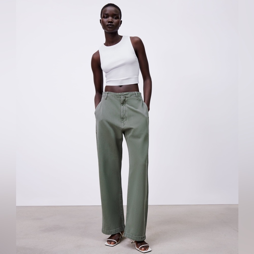 Zara Barrel Fit Pants
